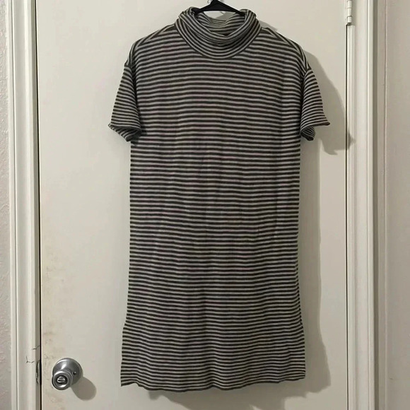 Eileen Fisher Merino Wool Striped Tunic Dress Size XS - Picture 3 of 8